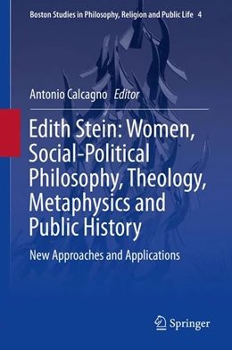 Abbildung von Calcagno | Edith Stein: Women, Social-Political Philosophy, Theology, Metaphysics and Public History | 1. Auflage | 2015 | beck-shop.de
