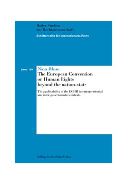 Abbildung von Blum | The European Convention on Human Rights beyond the nation-state | 1. Auflage | 2015 | Band 124 | beck-shop.de