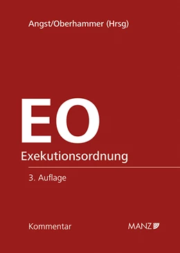 Abbildung von Angst / Oberhammer | Kommentar zur Exekutionsordnung EO | 3. Auflage | 2015 | beck-shop.de