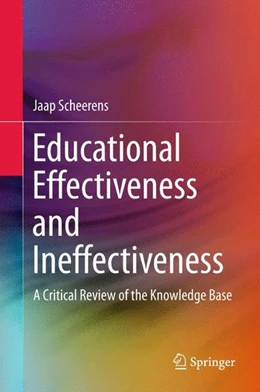 Abbildung von Scheerens | Educational Effectiveness and Ineffectiveness | 1. Auflage | 2015 | beck-shop.de