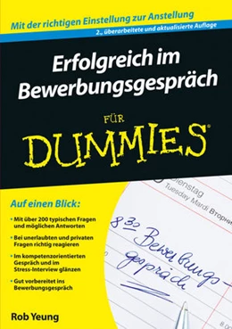 Abbildung von Yeung | Erfolgreich im Bewerbungsgespräch für Dummies | 2. Auflage | 2016 | beck-shop.de
