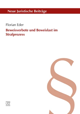 Abbildung von Eder | Beweisverbote und Beweislast im Strafprozess | 1. Auflage | 2015 | 108 | beck-shop.de