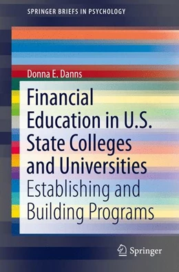 Abbildung von Danns | Financial Education in U.S. State Colleges and Universities | 1. Auflage | 2015 | beck-shop.de