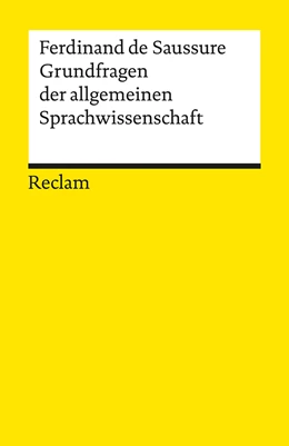 Abbildung von Saussure / Jahraus | Grundfragen der allgemeinen Sprachwissenschaft | 1. Auflage | 2016 | 18807 | beck-shop.de