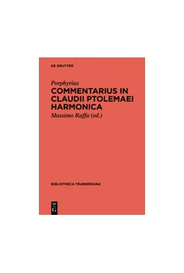 Abbildung von Porphyrius / Raffa | Commentarius in Claudii Ptolemaei Harmonica | 1. Auflage | 2016 | beck-shop.de