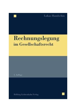 Abbildung von Handschin | Rechnungslegung im Gesellschaftsrecht | 2. Auflage | 2016 | beck-shop.de
