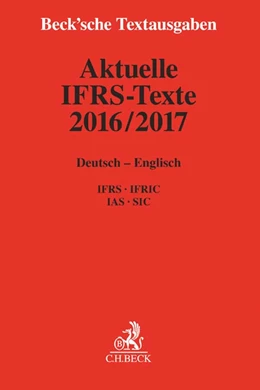 Abbildung von Aktuelle IFRS-Texte 2016/2017 | 1. Auflage | 2017 | beck-shop.de