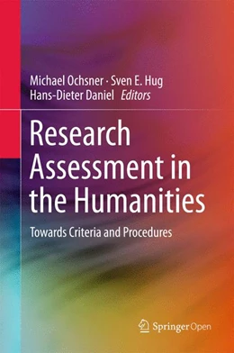 Abbildung von Daniel / Ochsner | Research Assessment in the Humanities | 1. Auflage | 2016 | beck-shop.de