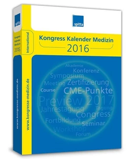 Abbildung von Kongress Kalender Medizin 2016 | 1. Auflage | 2015 | beck-shop.de