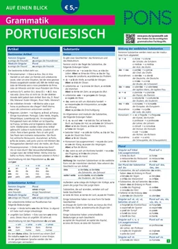 Abbildung von PONS Grammatik auf einen Blick Portugiesisch | 1. Auflage | 2016 | beck-shop.de