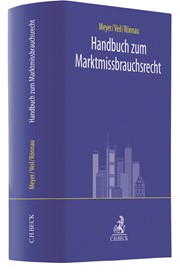 Handbuch zum Marktmissbrauchsrecht | Meyer / Veil / Rönnau, 2018 | Buch (Cover)