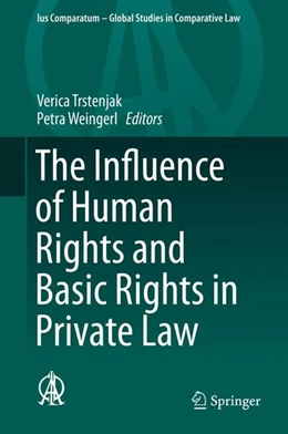 Abbildung von Trstenjak / Weingerl | The Influence of Human Rights and Basic Rights in Private Law | 1. Auflage | 2015 | beck-shop.de