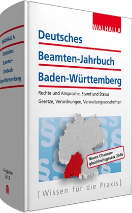 Abbildung von Walhalla Fachredaktion | Deutsches Beamten-Jahrbuch Baden-Württemberg Jahresband 2016 | 7. Auflage | 2016 | beck-shop.de