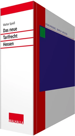 Abbildung von Spieß | Das neue Tarifrecht Hessen • ohne Aktualisierungsservice | 1. Auflage | 2021 | beck-shop.de