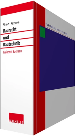 Abbildung von Sinne / Passoke | Baurecht und Bautechnik Freistaat Sachsen • ohne Aktualisierungsservice | 1. Auflage | 2022 | beck-shop.de
