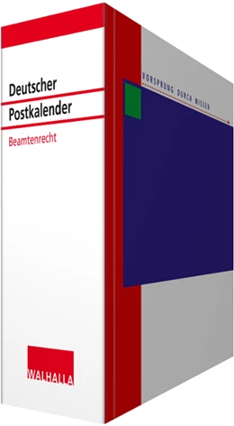 Abbildung von Walhalla Fachredaktion | Deutscher Postkalender Beamtenrecht • ohne Aktualisierungsservice | 1. Auflage | 2021 | beck-shop.de