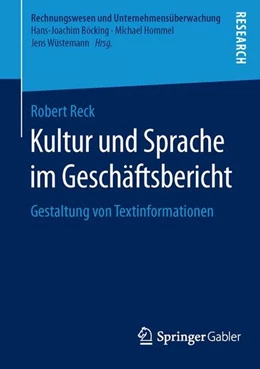 Abbildung von Reck | Kultur und Sprache im Geschäftsbericht | 1. Auflage | 2015 | beck-shop.de