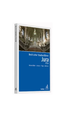 Abbildung von Beck'scher Studienführer Jura Sommersemester 2016 | 1. Auflage | 2016 | beck-shop.de