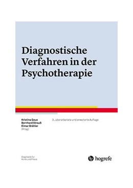 Abbildung von Geue / Strauß | Diagnostische Verfahren in der Psychotherapie | 3. Auflage | 2016 | 1 | beck-shop.de