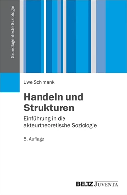 Abbildung von Schimank | Handeln und Strukturen | 5. Auflage | 2016 | beck-shop.de