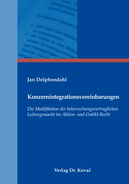 Abbildung von Delphendahl | Konzernintegrationsvereinbarungen | 1. Auflage | 2016 | 196 | beck-shop.de