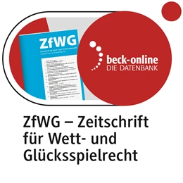 Abbildung von beck-online. ZfWG Zeitschrift für Wett- und Glücksspielrecht | 1. Auflage | | beck-shop.de