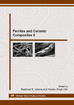 Abbildung von Jotania / Virk | Ferrites and Ceramic Composites II | 1. Auflage | 2016 | beck-shop.de