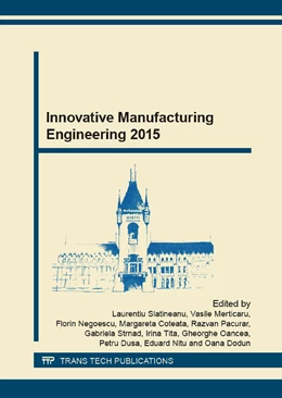 Abbildung von Slatineanu / Merticaru | Innovative Manufacturing Engineering 2015 | 2. Auflage | 2015 | beck-shop.de