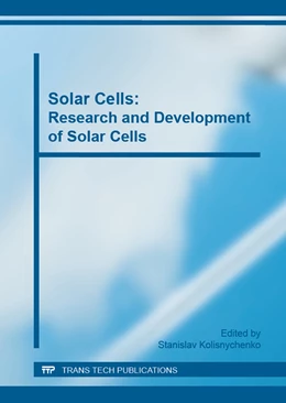 Abbildung von Kolisnychenko | Solar Cells: Research and Development of Solar Cells | 1. Auflage | 2015 | beck-shop.de