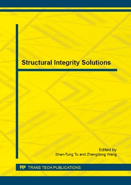Abbildung von Tu / Wang | Structural Integrity Solutions | 1. Auflage | 2015 | Volume 750 | beck-shop.de