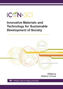 Abbildung von Yimnirun | Innovative Materials and Technology for Sustainable Development of Society | 1. Auflage | 2015 | Volume 804 | beck-shop.de
