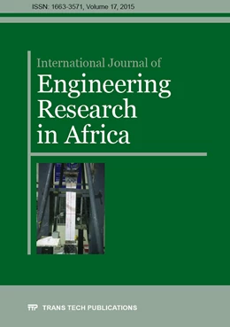 Abbildung von International Journal of Engineering Research in Africa Vol. 17 | 17. Auflage | 2015 | Volume 17 | beck-shop.de