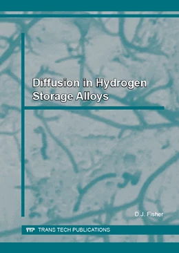 Abbildung von Fisher | Diffusion in Hydrogen Storage Alloys | 1. Auflage | 2015 | Volume 89 | beck-shop.de
