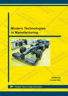 Abbildung von B?lc | Modern Technologies in Manufacturing | 1. Auflage | 2015 | Volume 808 | beck-shop.de