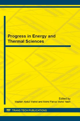 Abbildung von Abdul Wahid / Mohd Yasin | Progress in Energy and Thermal Sciences | 1. Auflage | 2016 | Volume 818 | beck-shop.de