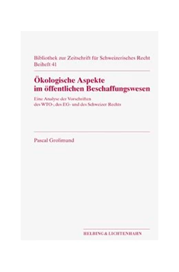 Abbildung von Ökologische Aspekte im öffentlichen Beschaffungswesen | 1. Auflage | 2004 | 41 | beck-shop.de