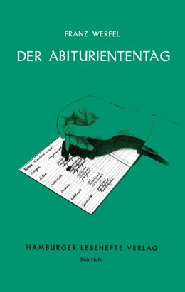 Abbildung von Werfel | Der Abituriententag | 1. Auflage | 2016 | beck-shop.de