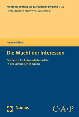 Abbildung von Öffner | Die Macht der Interessen | 1. Auflage | 2016 | 26 | beck-shop.de