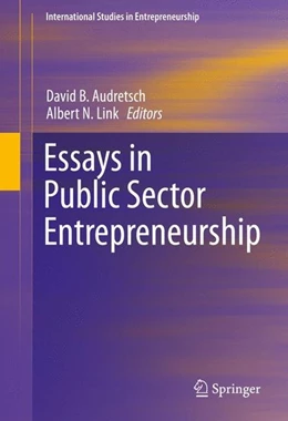 Abbildung von Audretsch / Link | Essays in Public Sector Entrepreneurship | 1. Auflage | 2016 | beck-shop.de