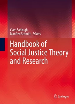Abbildung von Sabbagh / Schmitt | Handbook of Social Justice Theory and Research | 1. Auflage | 2016 | beck-shop.de
