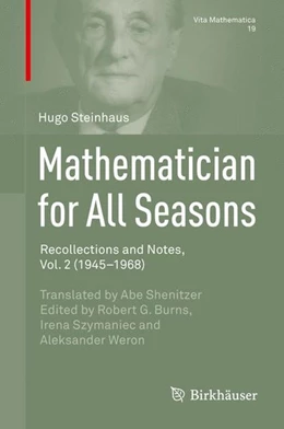 Abbildung von Burns / Szymaniec | Mathematician for All Seasons | 1. Auflage | 2016 | beck-shop.de