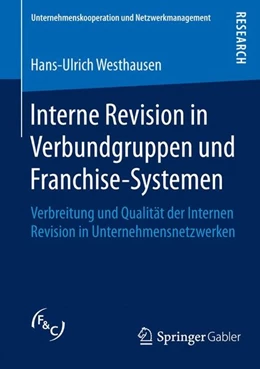 Abbildung von Westhausen | Interne Revision in Verbundgruppen und Franchise-Systemen | 1. Auflage | 2016 | beck-shop.de