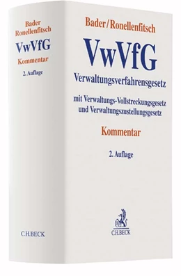 Abbildung von Bader / Ronellenfitsch | Verwaltungsverfahrensgesetz: VwVfG | 2. Auflage | 2016 | beck-shop.de