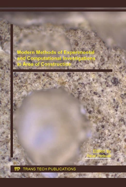 Abbildung von Padevet | Modern Methods of Experimental and Computational Investigations in Area of Construction | 1. Auflage | 2016 | beck-shop.de