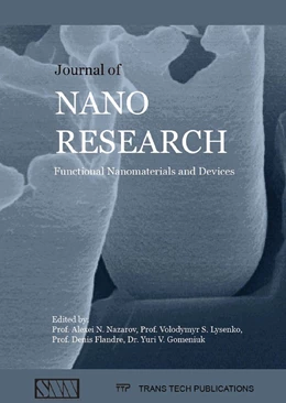 Abbildung von Nazarov / Lysenko | Journal of Nano Research Vol. 39 | 1. Auflage | 2016 | beck-shop.de