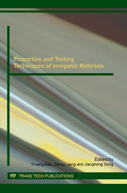 Abbildung von Bao / Jiang | Properties and Testing Techniques of Inorganic Materials | 1. Auflage | 2016 | beck-shop.de