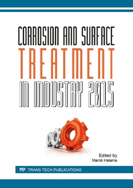 Abbildung von Halama | Corrosion and Surface Treatment in Industry | 1. Auflage | 2016 | Volume 844 | beck-shop.de