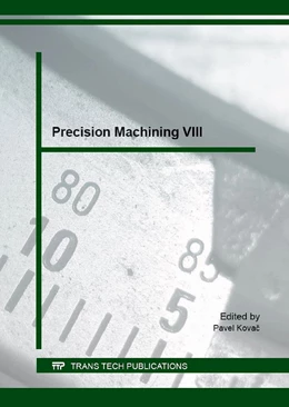 Abbildung von Kovac | Precision Machining VIII | 1. Auflage | 2016 | Volume 686 | beck-shop.de