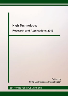 Abbildung von Martyushev / Bogdan | High Technology: Research and Applications 2015 | 1. Auflage | 2016 | Volume 685 | beck-shop.de