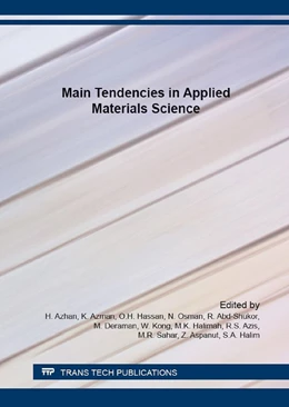 Abbildung von Azhan / Azman | Main Tendencies in Applied Materials Science | 1. Auflage | 2016 | Volume 846 | beck-shop.de